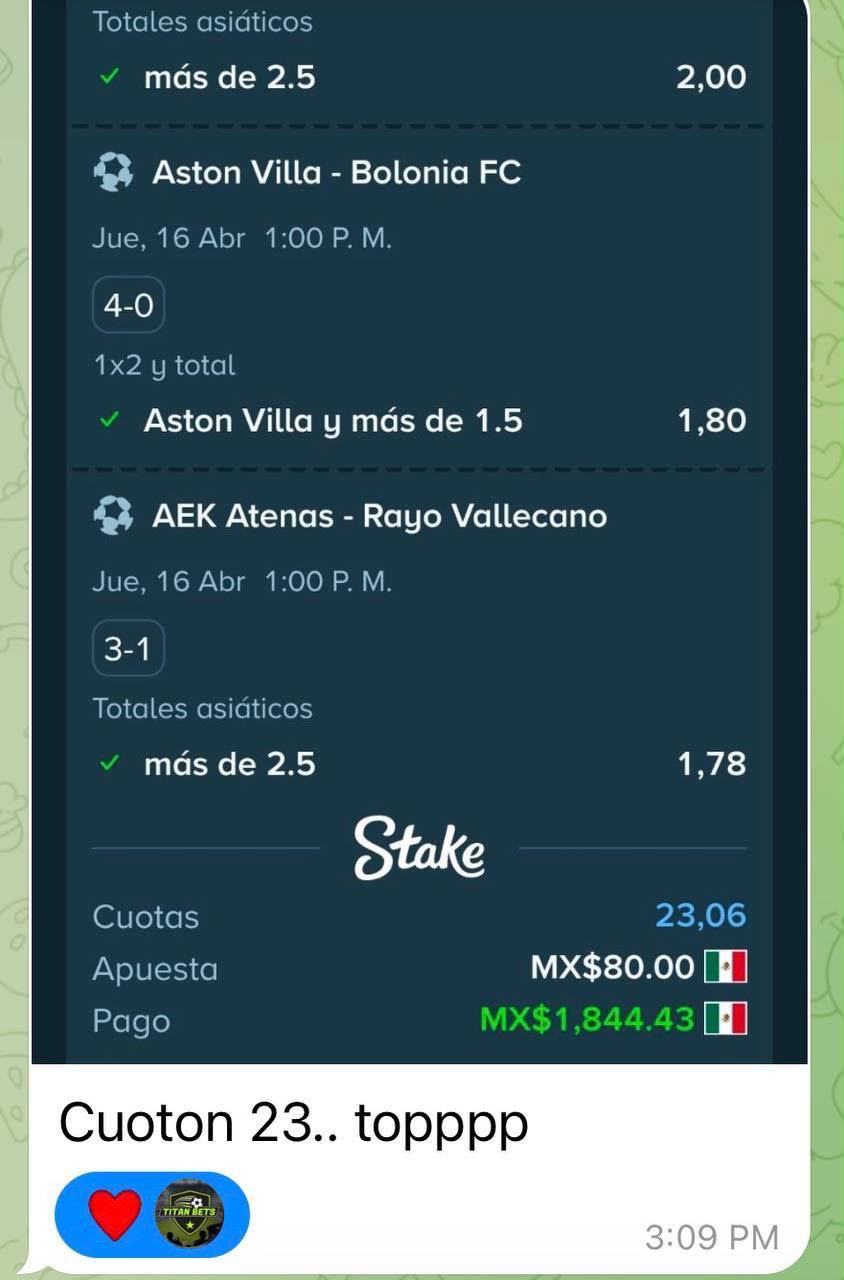 Opinión de un miembro de Titan Bets Picks