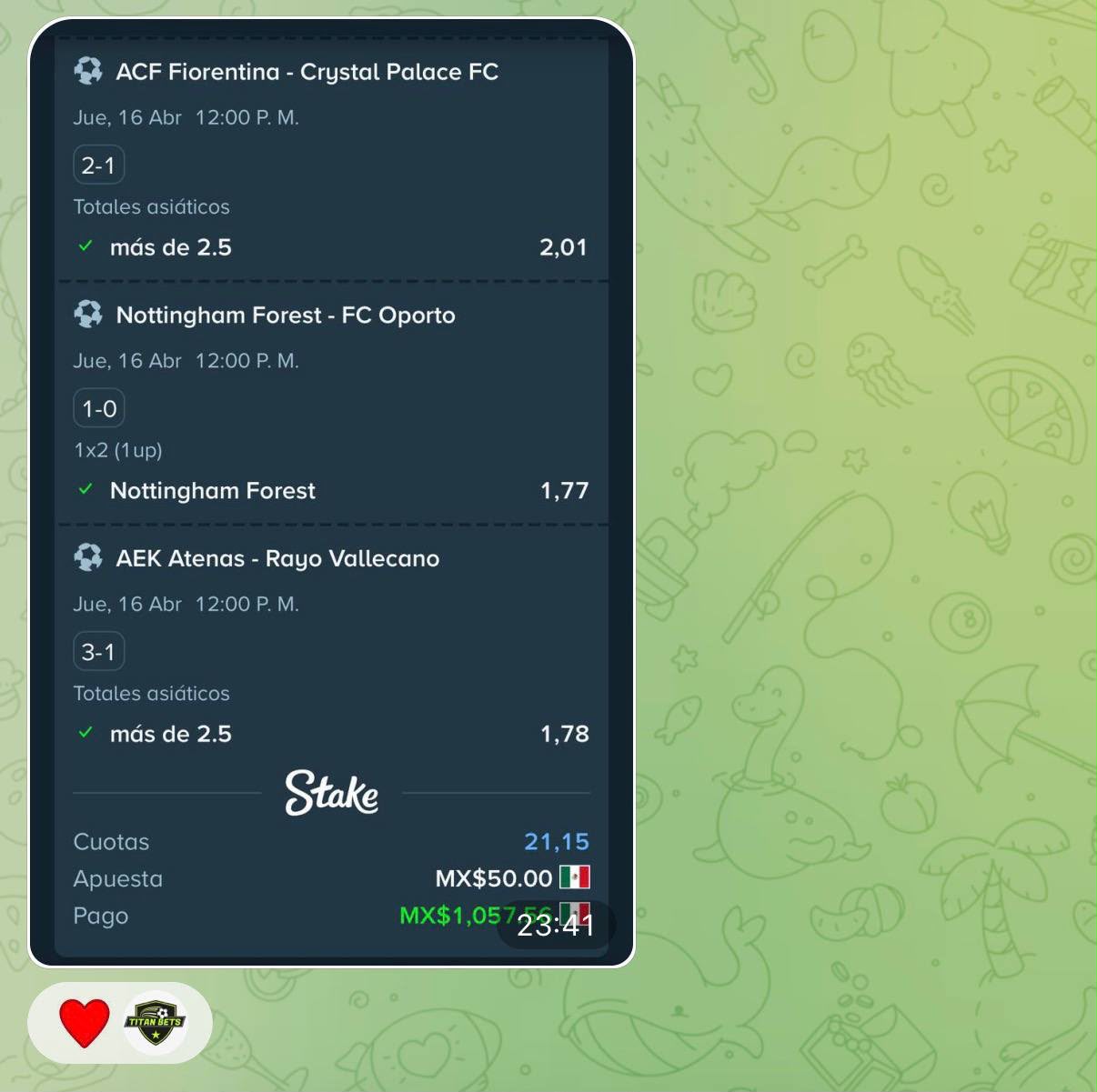 Opinión de un miembro de Titan Bets Picks