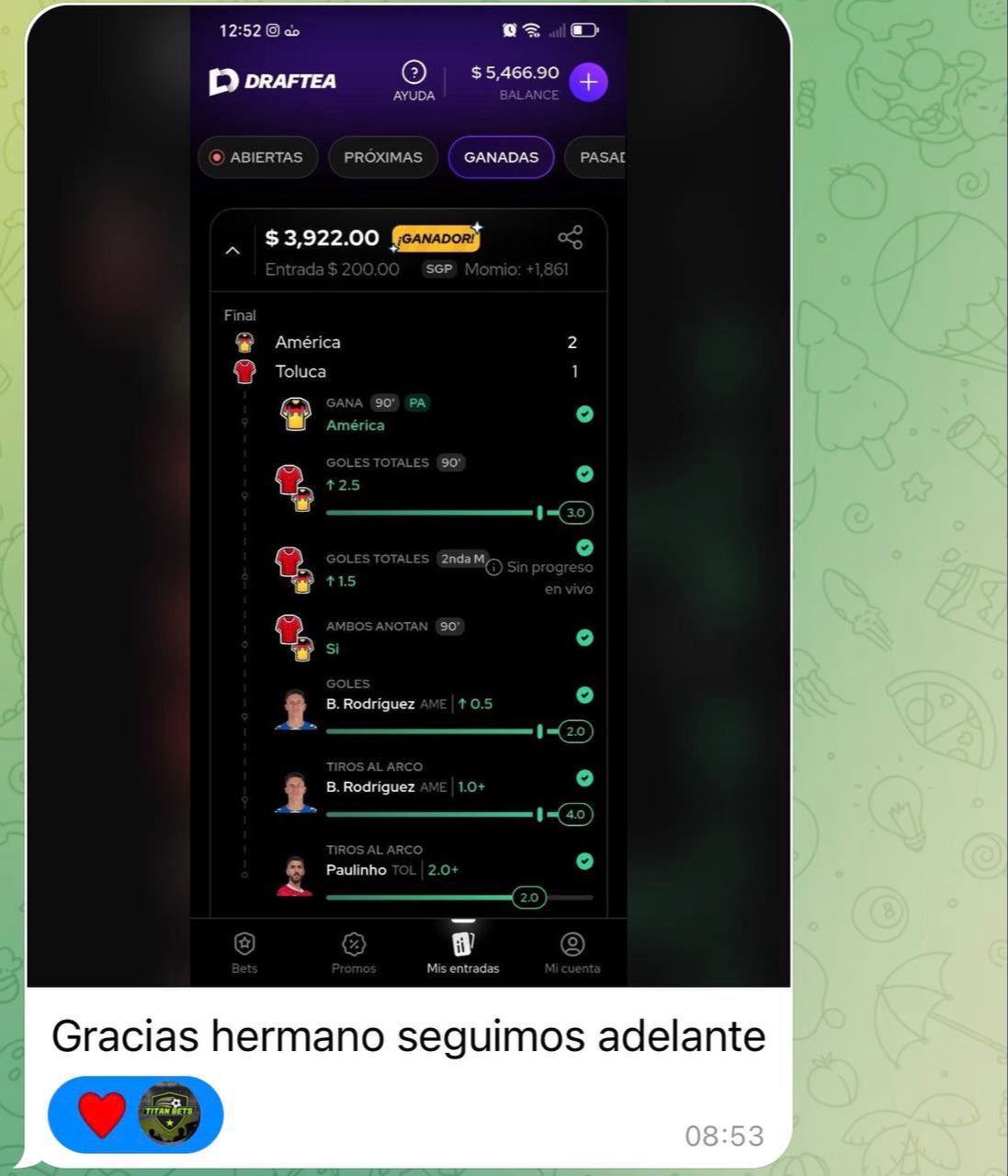 Opinión de un miembro de Titan Bets Picks