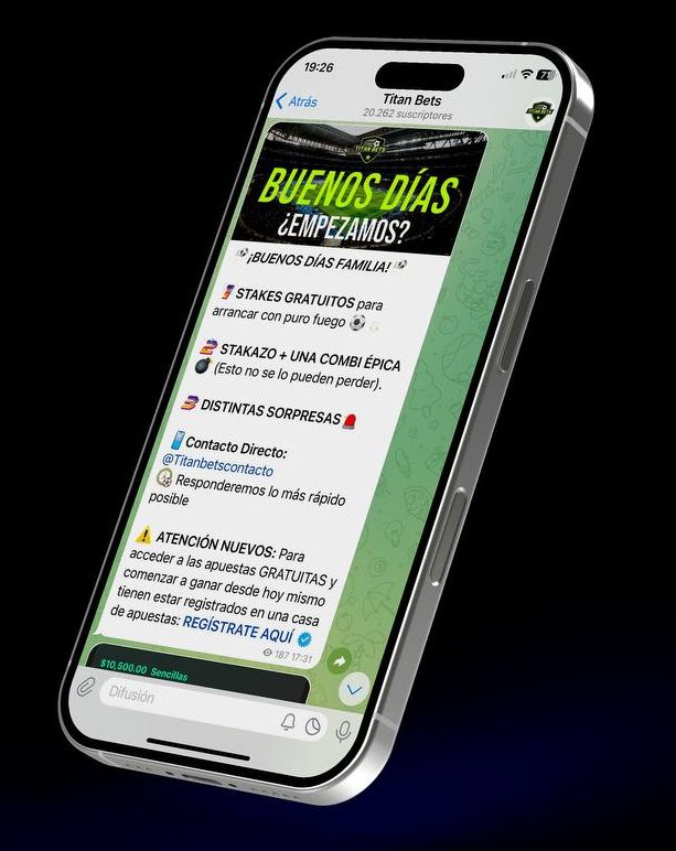 Canal de Titan Bets Picks en Telegram